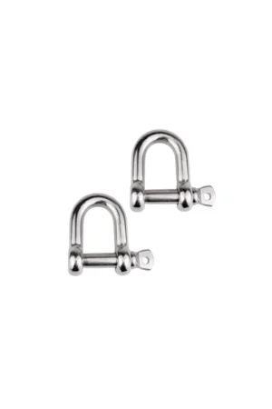 Compra Oggi Stesso Grillo a D in acciaio inox con perno estraibile 2 Pz