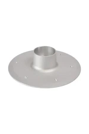 Base superiore in alluminio sabbiato Ø 80 mm per gamba tavolo conica Ultima Occasione