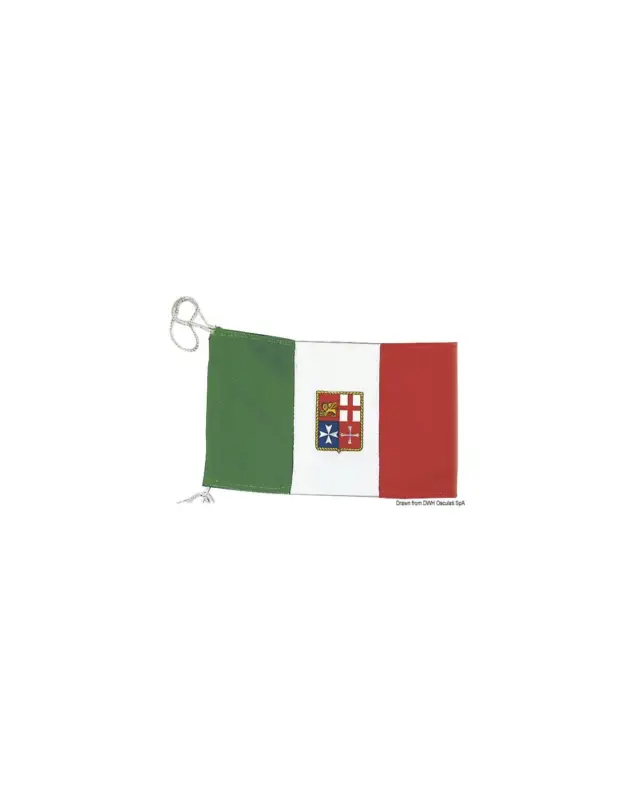 Novità Bandiera Marina Mercantile Italiana, poliestere pesante, 80x120 cm