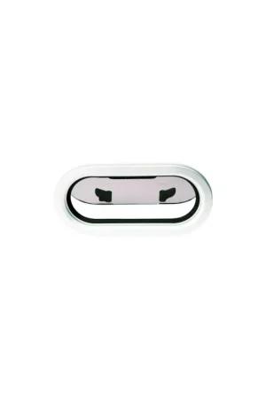 Di Tendenza Goiot oblò ovale G-Type alluminio anodizzato, 394x197 mm, acrilico