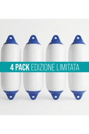 Esclusivo Parabordo Majoni Star Fender Testa Blu (Pack da 4)