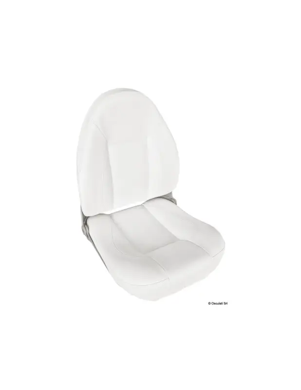 Occasione Sedile comfort con schienale alto ribaltabile in vinile e rete portaoggetti