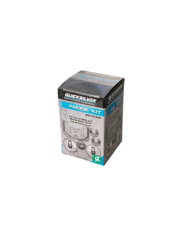 Kit Anodi Quicksilver Bravo II-III dal 2003 in Alluminio Prezzo Basso