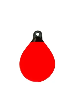 Esclusivo Majoni parabordo a pera gonfiabile arancio PVC, modelli MR1-MR4, Ø 35-65 cm