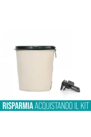 Prezzo Conveniente Contenitore porta rifiuti Flextrash 5 litri + Clip per fissaggio tavolo