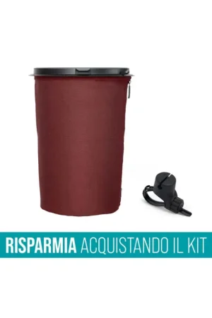 Contenitore porta rifiuti Flextrash 9 litri + Clip per fissaggio tubo Miglior Prezzo
