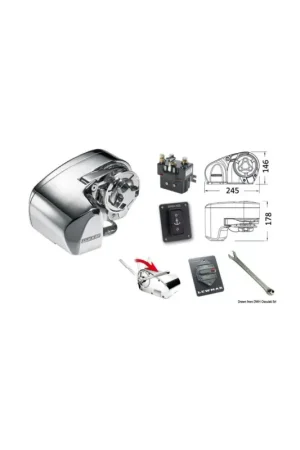 Salpa Ancora Lewmar Pro 1000 12V 700W Catena 8 mm con Kit Completo A Buon Prezzo