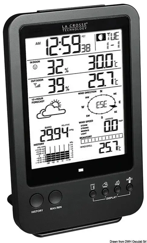 Stazione meteo La Crosse professionale Nuova Collezione