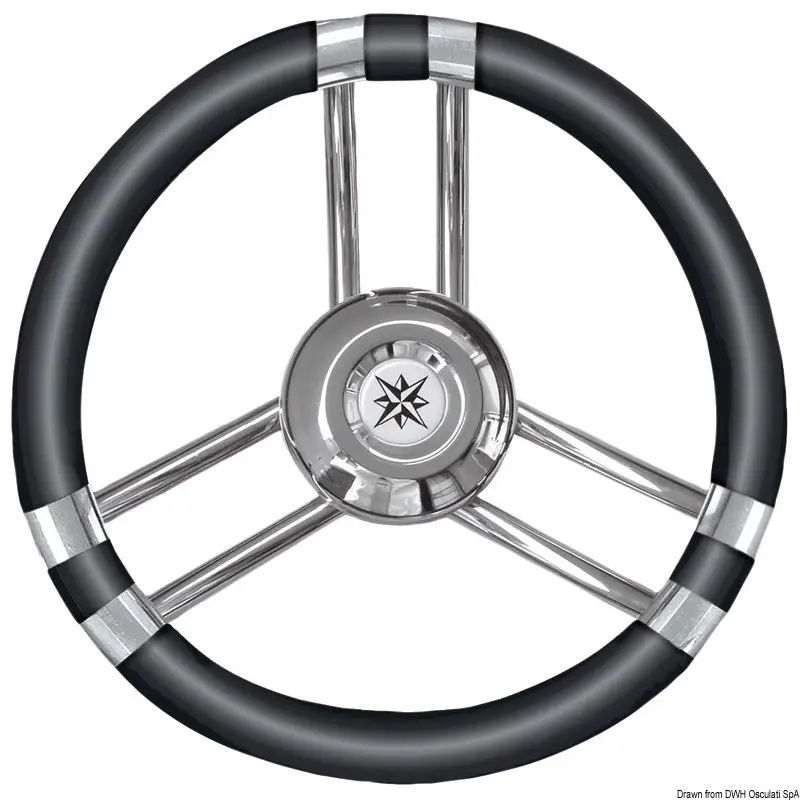Non Perdere Volante C inox/grigio 350 mm