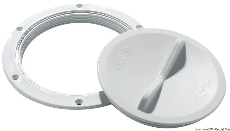 Tappo ispezione bianco 102 mm apertura facilitata Prezzo Basso