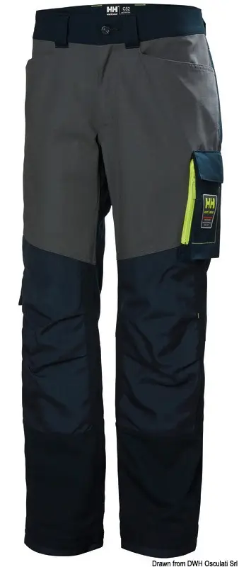 HH Aker Work pant navy/grigio Tg. 56 Occasione