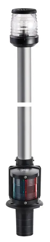 Asta 100 cm 360° e rosso/verde ad incasso bianco Promo Stagionale