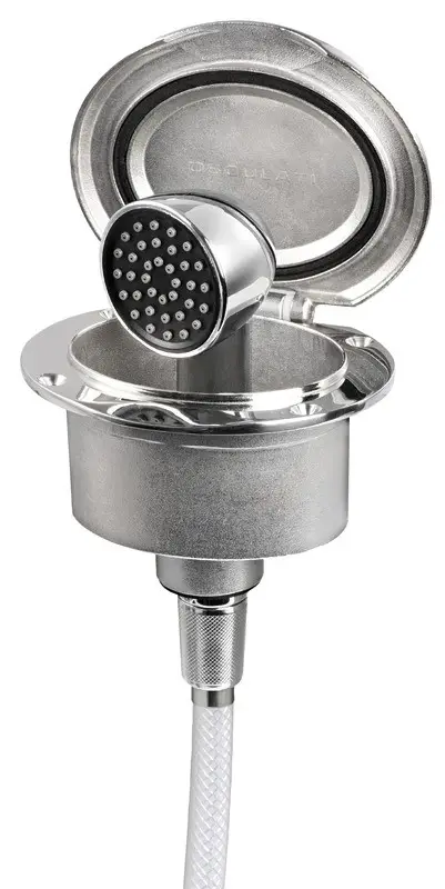 Box Elissa inox con doccia tubo PVC 2,5 m Più Venduto