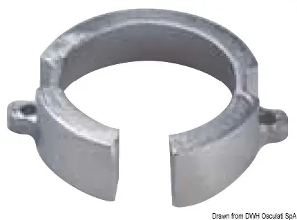 Anodo alluminio asse elica Mercruiser Bravo I Novità