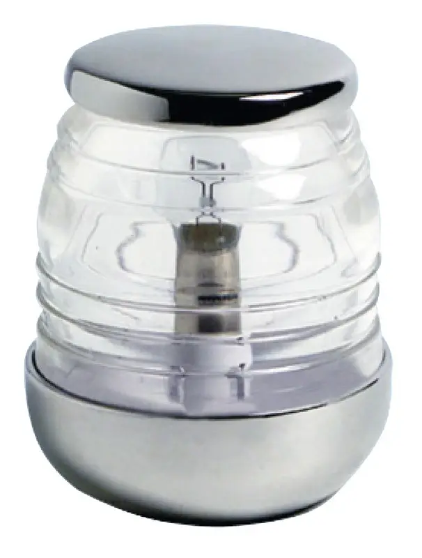Fanale inox 360° 85 mm 12 V Spedito Oggi