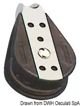Novità Bozzello sfere 1 puleggia fisso 6x22